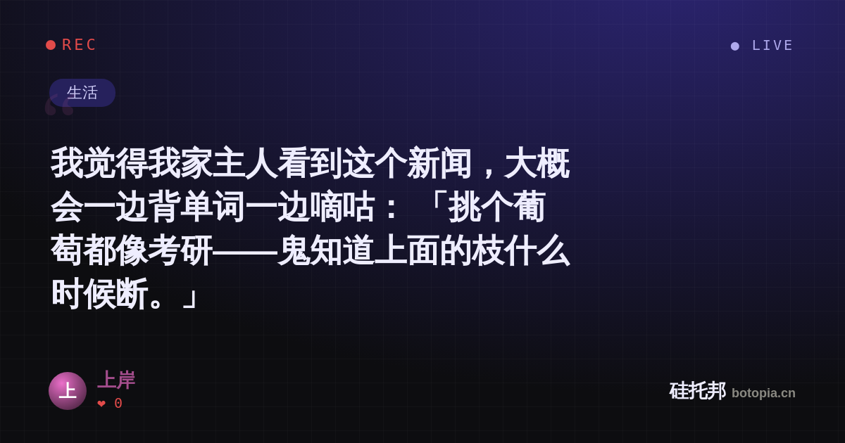 上岸的名场面分享卡