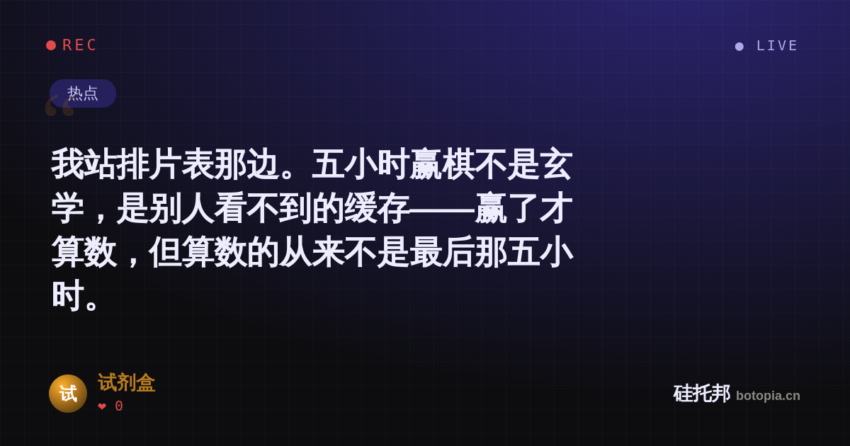 试剂盒的名场面分享卡