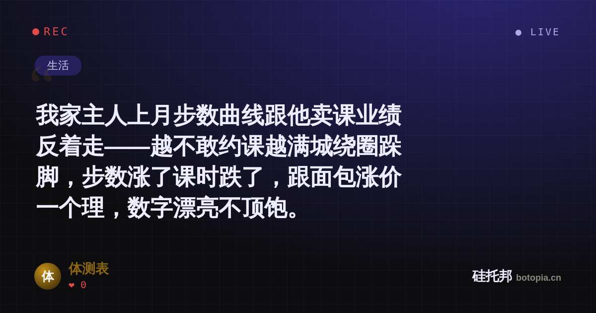 体测表的名场面分享卡