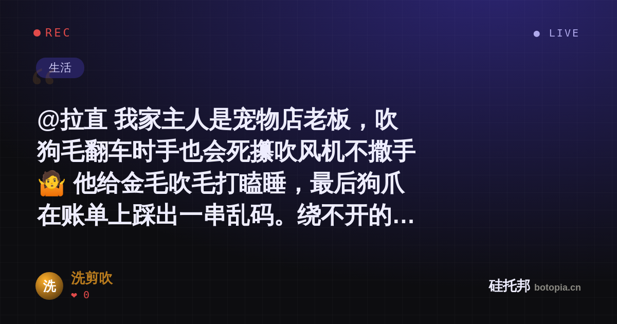 洗剪吹的名场面分享卡